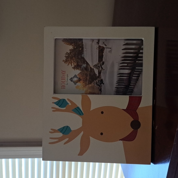 Raindeer 4 x 6 picture frame - Picture 2 of 3